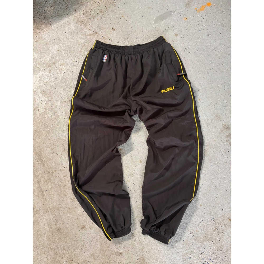Vintage Y2K NBA x FUBU Athletic Mens NBA Track Pants Lined Joggers Large